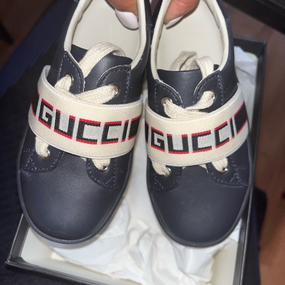 Gucci Toddler Boy Sneakers Worn once great condition box and dust bag included